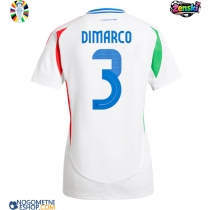 Ženski Nogometni dresi Italija Federico Dimarco #3 Gostujoči EP 2024 Kratek Rokav